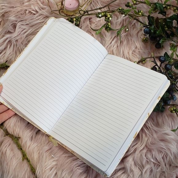 Daily Journal Gold Marble Notebook - Picture 2 of 3